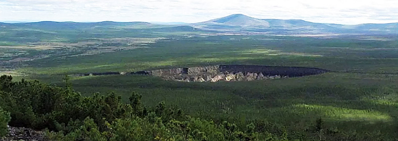 Cratere di Batagaika, Yakuzia (Siberia), Russia (EX) Estera